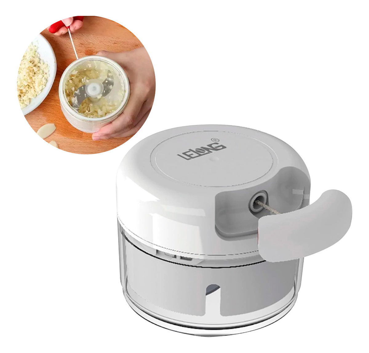 Processador de Alimentos Manual Doméstico 2 Lâminas