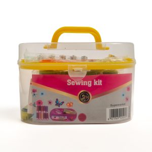 Kit De Costura 45 Peças e Maleta Amarelo