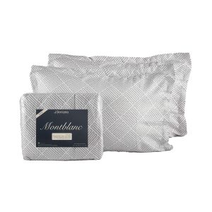 Kit Colcha Montblanc Tafeta 101 Chumbo Solteiro 180x230cm